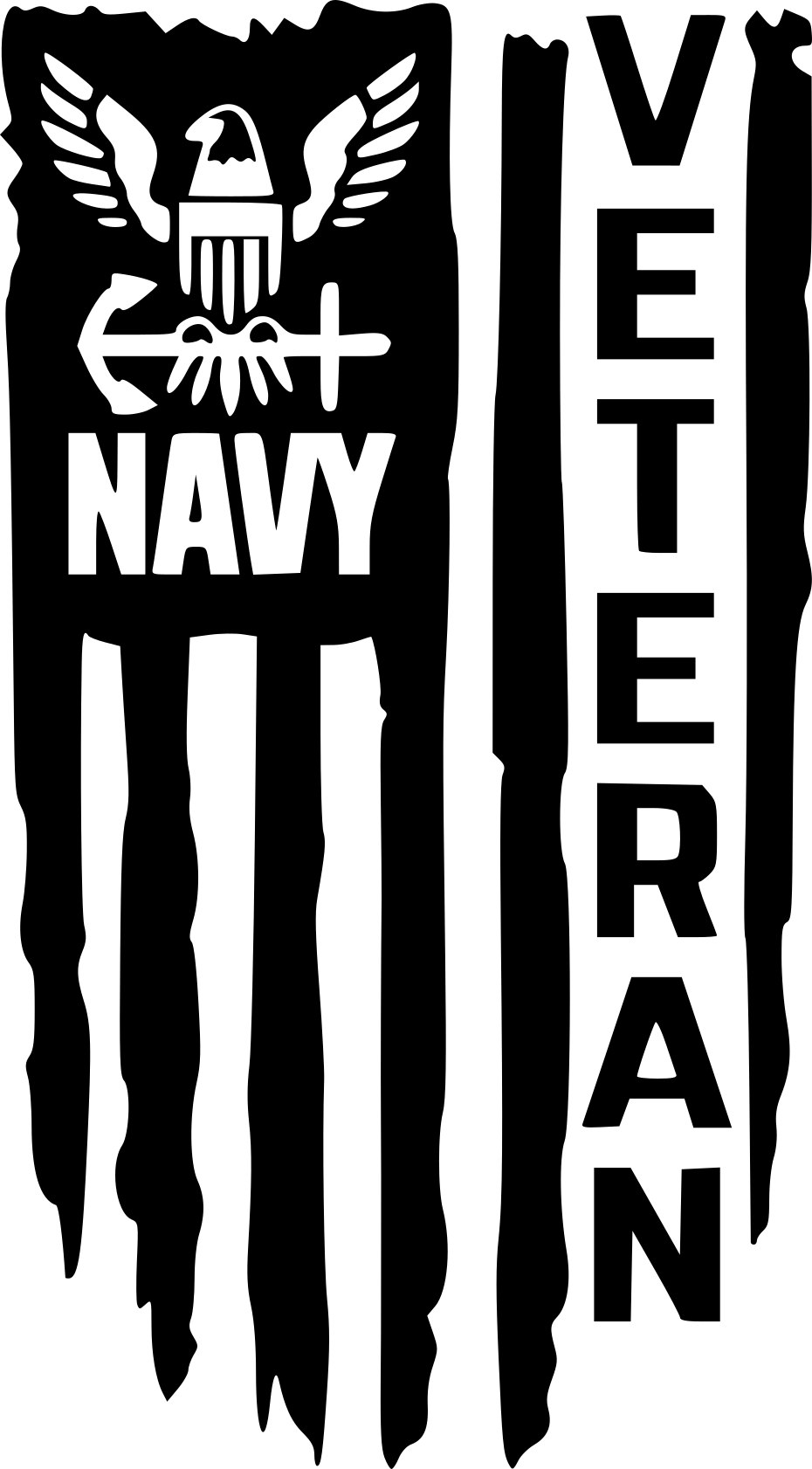 Navy Veteran Flag
